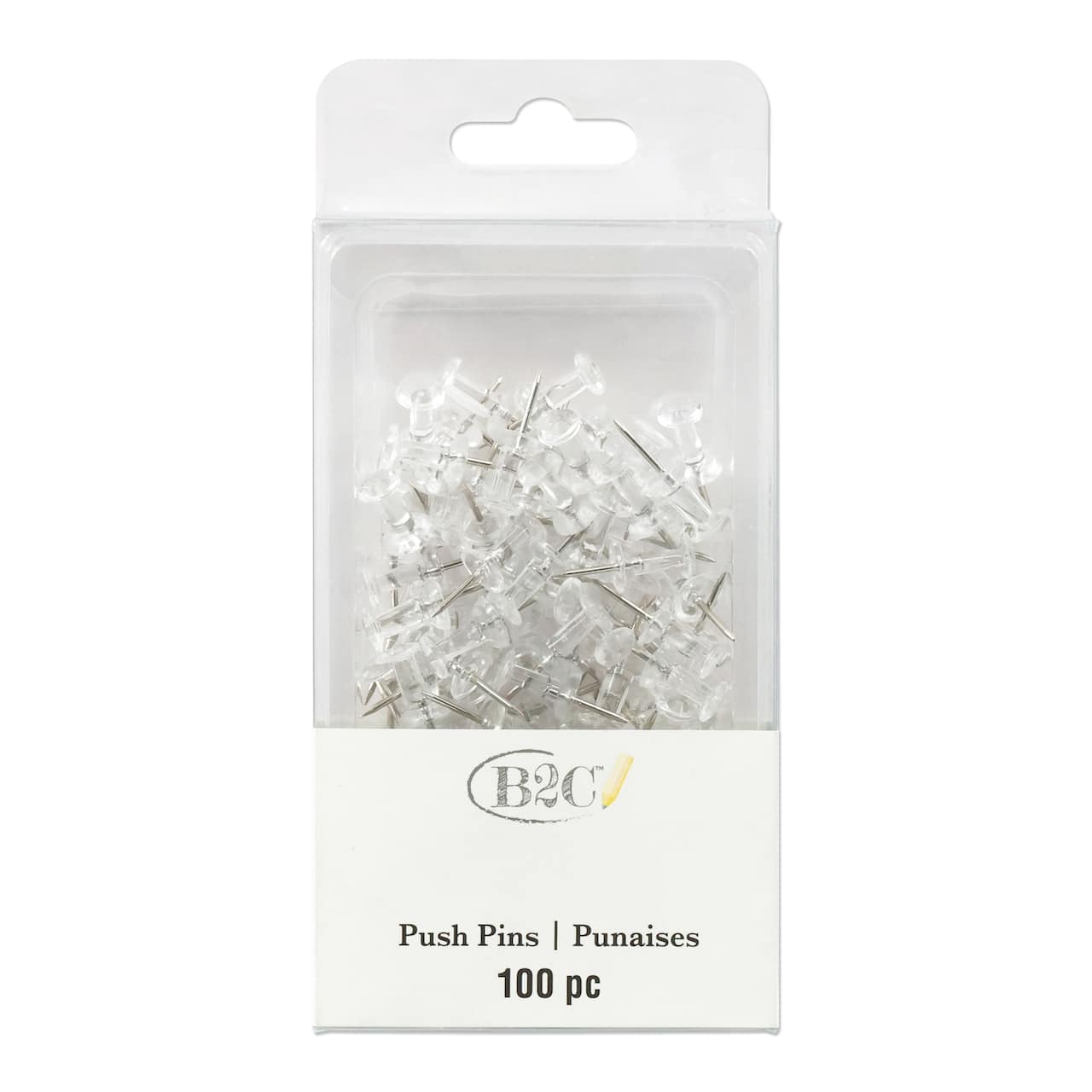 Clear Pushpins by B2C®, 100ct.